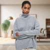 Olive - Klassischer rollkragenpullover für damen