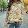 Sheila - Modischer Blumenpullover für Damen