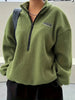 Elestren - Lässiger Pullover mit Reißverschluss für Damen