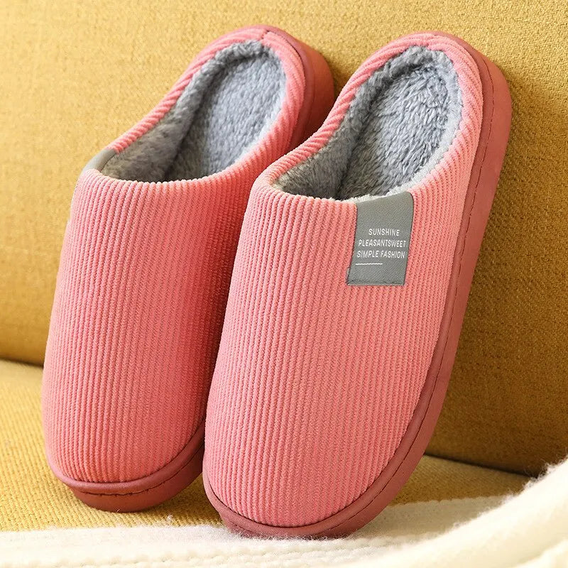 Warme Hausschuhe für Unisex mit rutschfester Sohle