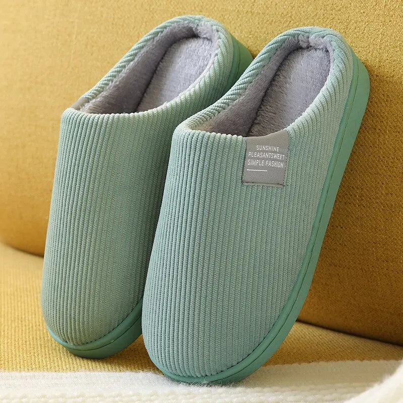 Warme Hausschuhe für Unisex mit rutschfester Sohle