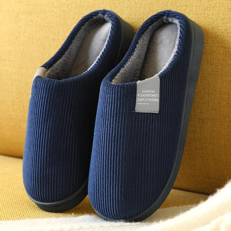 Warme Hausschuhe für Unisex mit rutschfester Sohle