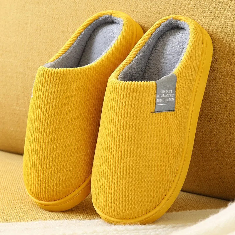 Warme Hausschuhe für Unisex mit rutschfester Sohle