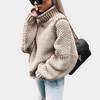 Damen Strickpullover mit Rollkragen für kalte Tage