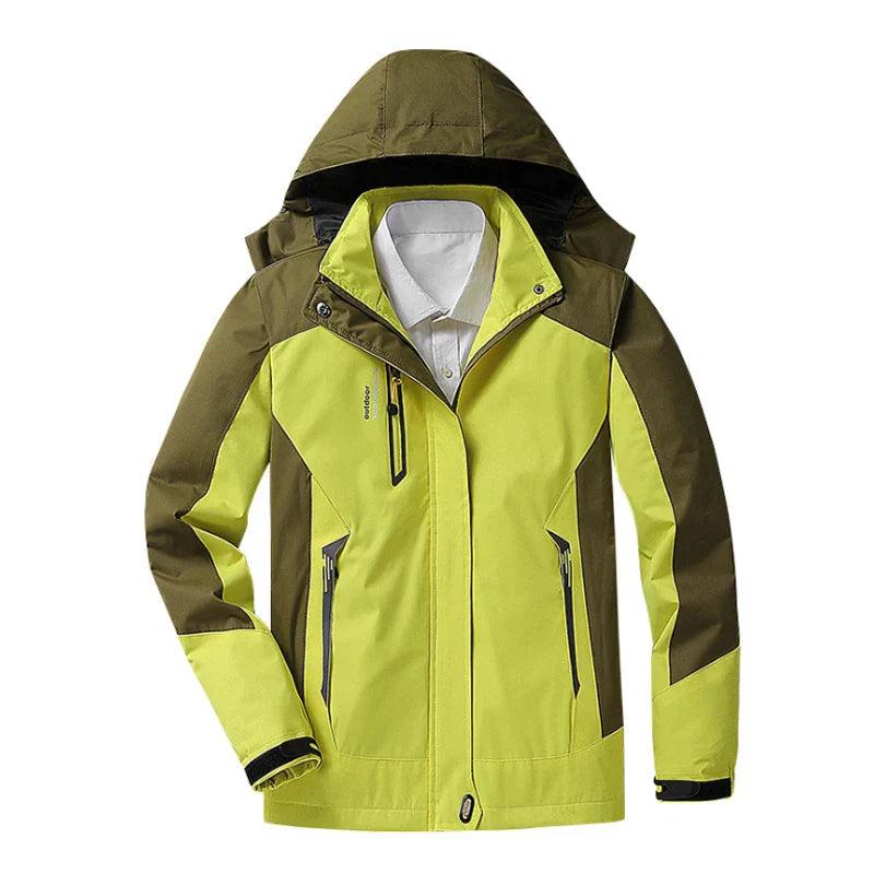Wasserabweisende Regenjacke für Damen mit Kapuze