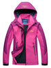 Wasserabweisende Regenjacke für Damen mit Kapuze