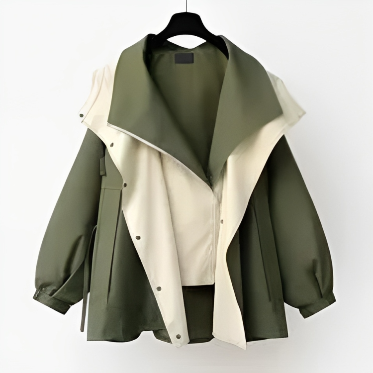 Regenjacke für Damen mit Kapuze