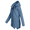 Wasserdichte Regenjacke für Damen mit Kapuze