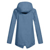 Wasserdichte Regenjacke für Damen mit Kapuze
