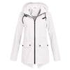 Wasserdichte Regenjacke für Damen mit Kapuze