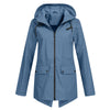 Wasserdichte Regenjacke für Damen mit Kapuze