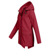 Wasserdichte Regenjacke für Damen mit Kapuze