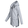 Wasserdichte Regenjacke für Damen mit Kapuze