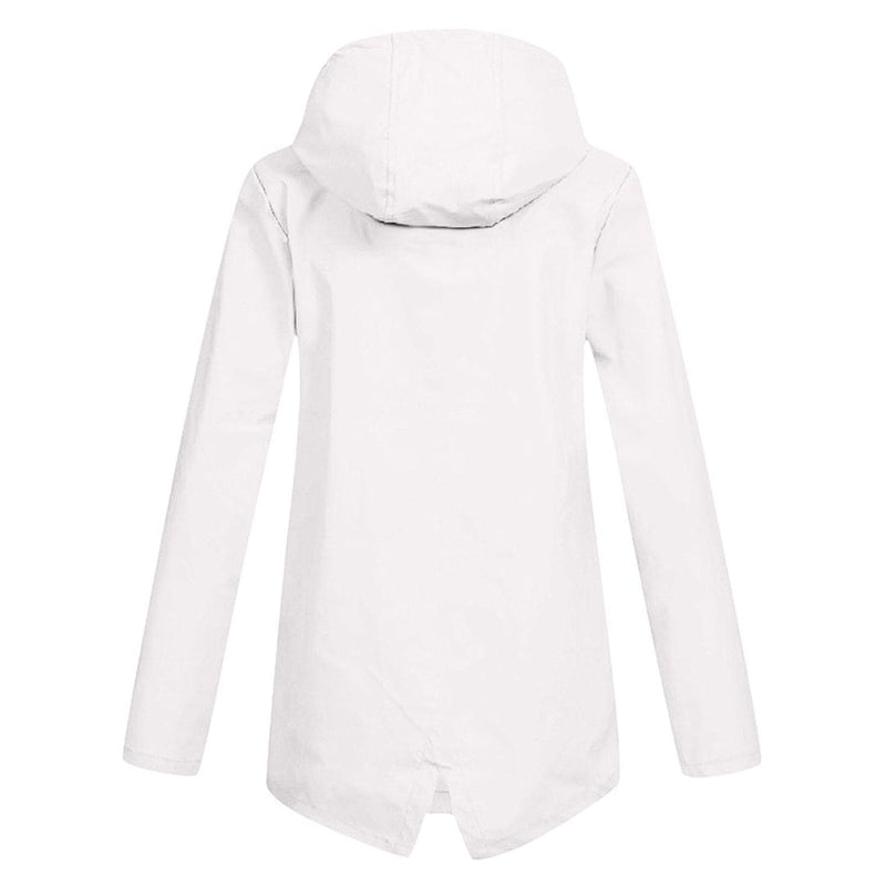 Wasserdichte Regenjacke für Damen mit Kapuze