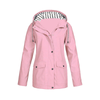 Wasserfeste Regenjacke für Damen mit Kapuze