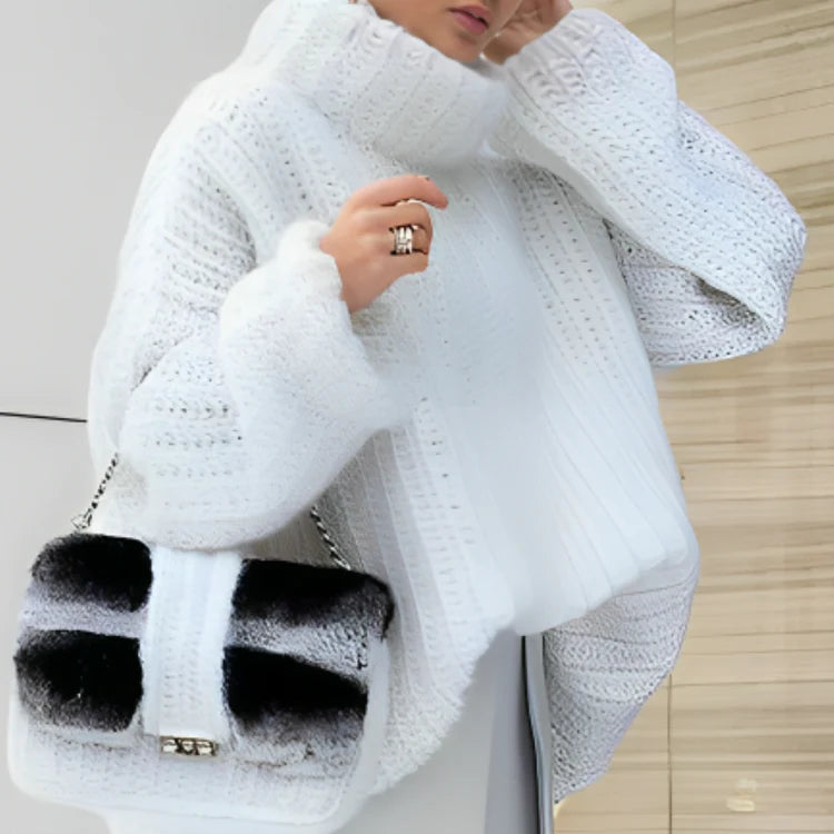 Eleonore - Weicher langarm-kapuzenpullover für frauen