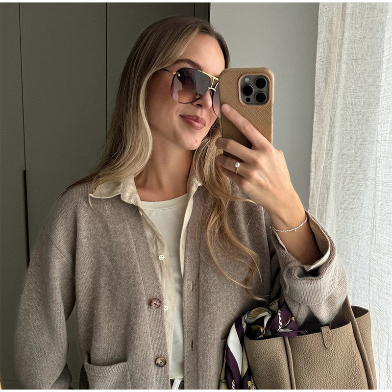 Weicher Strick-Cardigan mit Knopfleiste für Damen