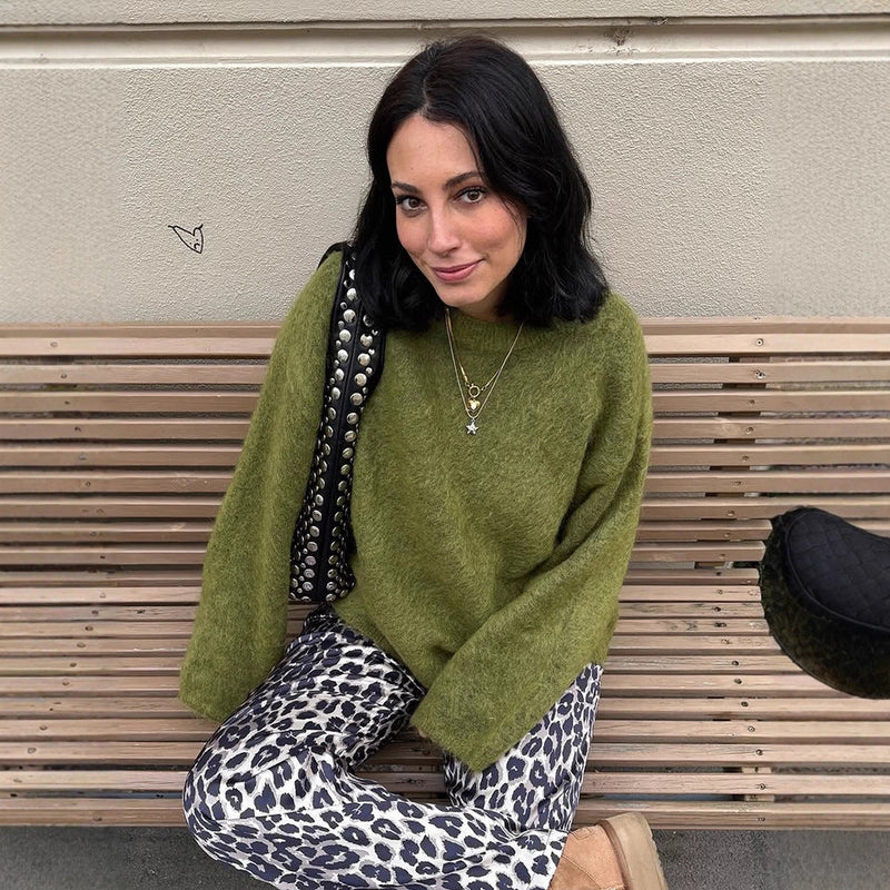 Weicher Strickpullover mit bequemer Passform für Damen