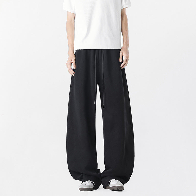 Weit geschnittene Freizeithose mit Gummibund für Herren