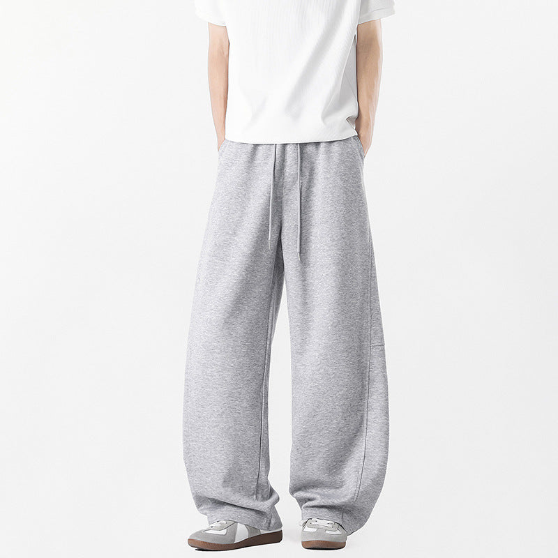 Weit geschnittene Freizeithose mit Gummibund für Herren