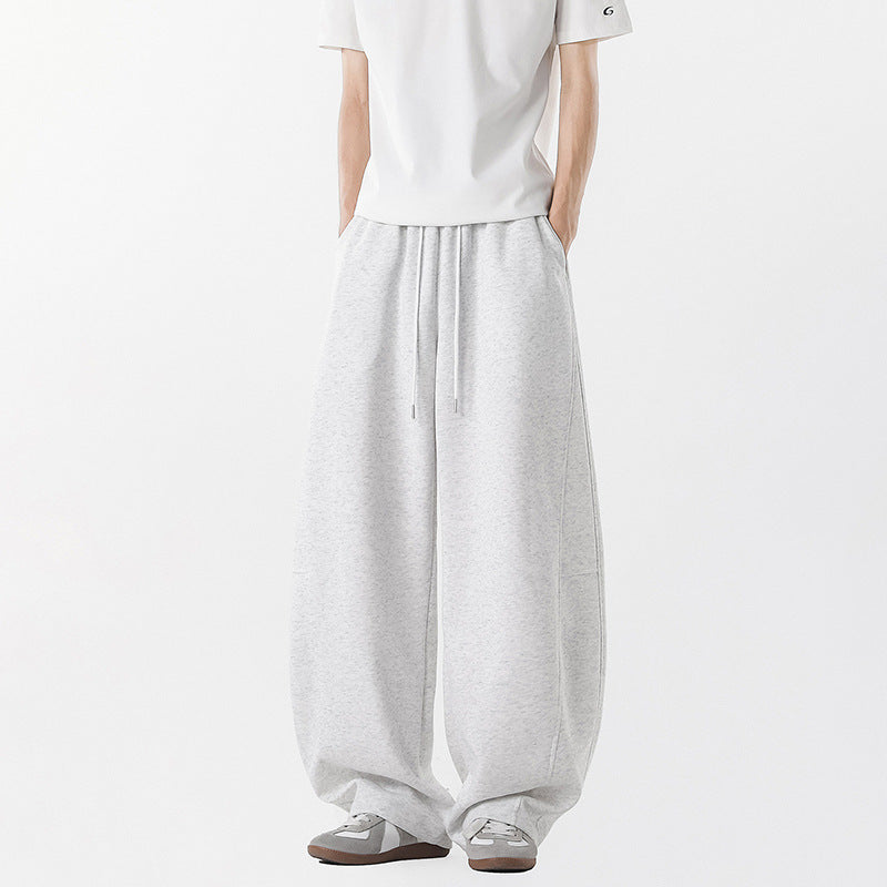 Weit geschnittene Freizeithose mit Gummibund für Herren