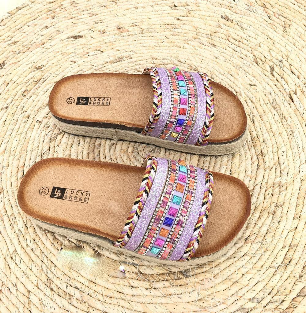 Kristin - Shimmernde Sandalen