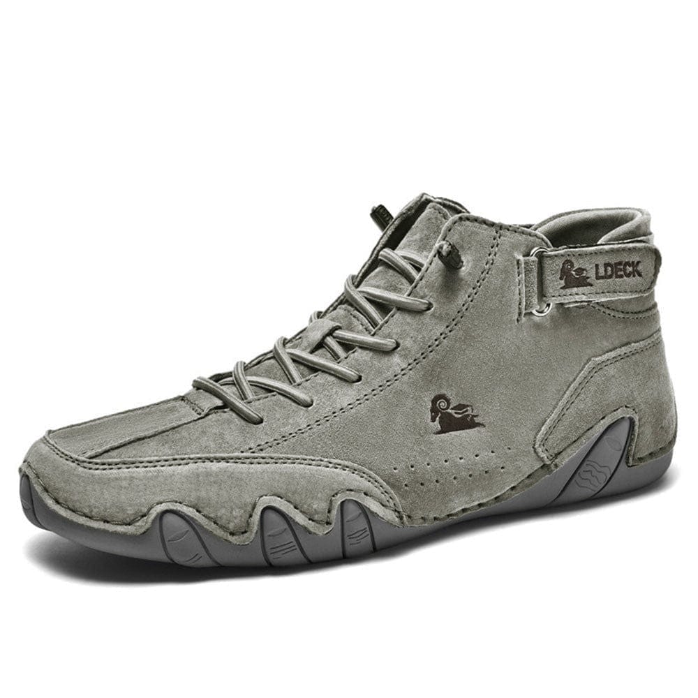 Orthopädische rutschfeste Sneaker mit Klettverschluss und Schnürsenkeln
