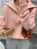Lilith - Warmer Rollkragenpullover Mit Reißverschluss