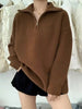 Lilith - Warmer Rollkragenpullover Mit Reißverschluss