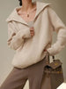 Lilith - Warmer Rollkragenpullover Mit Reißverschluss