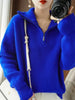 Lilith - Warmer Rollkragenpullover Mit Reißverschluss