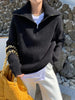 Lilith - Warmer Rollkragenpullover Mit Reißverschluss