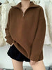 Lilith - Warmer Rollkragenpullover Mit Reißverschluss