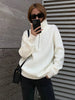 Lilith - Warmer Rollkragenpullover Mit Reißverschluss