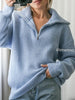 Lilith - Warmer Rollkragenpullover Mit Reißverschluss