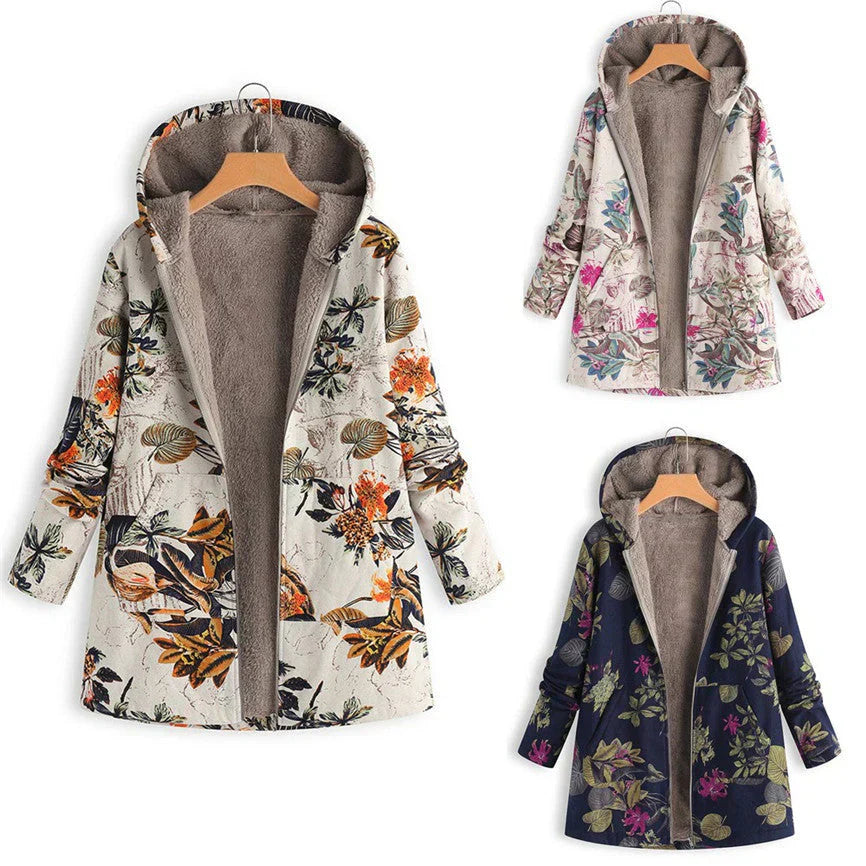 Clarissa - Gemusterte Jacke Im Vintage-Stil