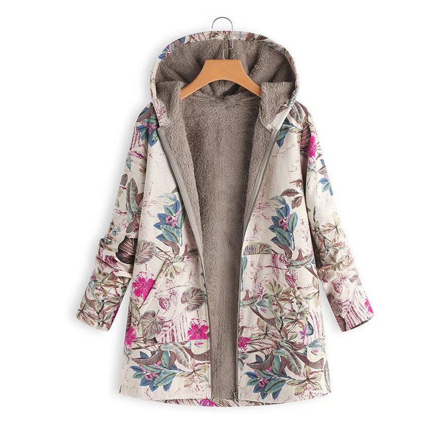 Clarissa - Gemusterte Jacke Im Vintage-Stil