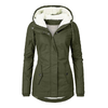 Winter Regenjacke für Damen mit warmer Fütterung
