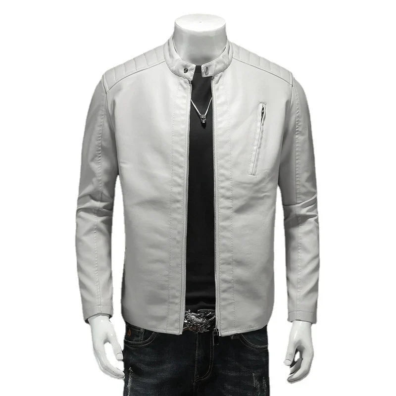 Russell - Premium Herren Biker Lederjacke