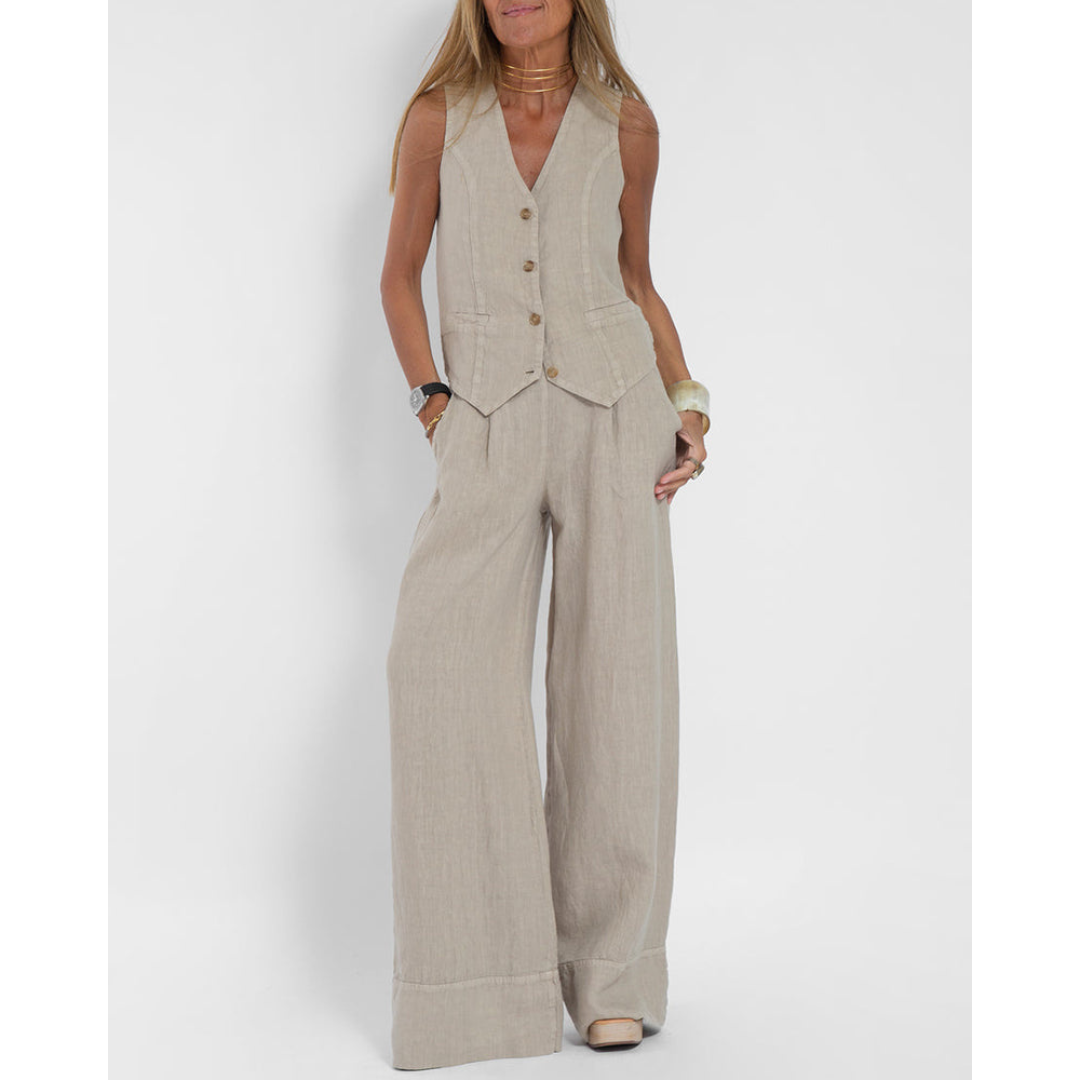 Sophia - Elegantes Sommer-Set aus Baumwolle