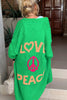 Hedy - Liebe und Frieden Strickjacke