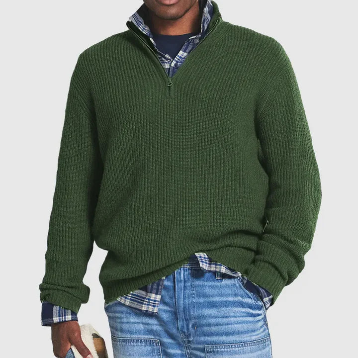 Warren - Zip Pullover Aus Cashmere-Mix