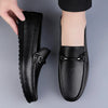 Herren Slipper aus echtem Leder mit metallischem Seildetail
