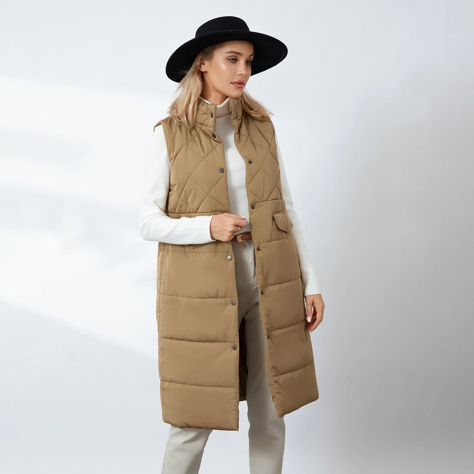 Janette - Lange Damen Wärmejacke