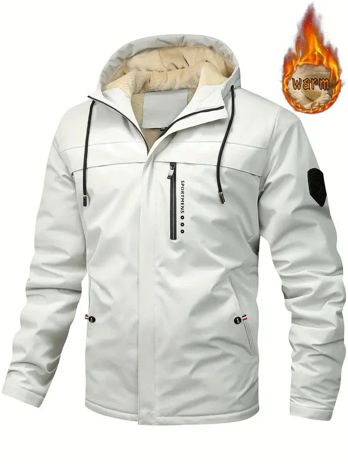 Forrest - Warme winterjacke mit taschen für herren
