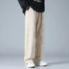 Herren-Cordhose mit weitem Bein und Kordelzug in der Taille