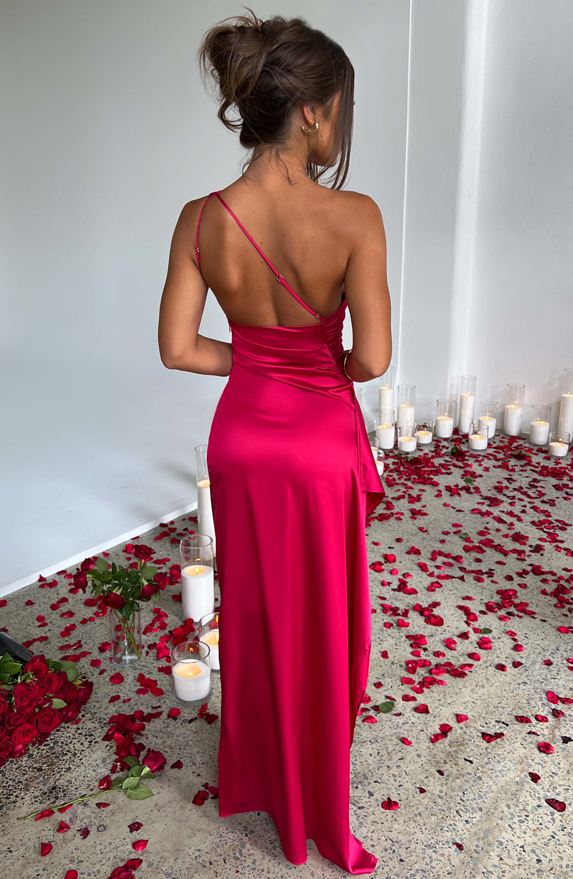 Hadlee - Satin-Maxikleid