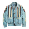 Janek - Herren jacquard cardigan im vintage stil