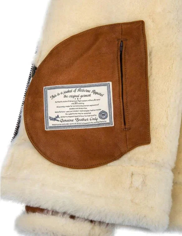 Nathaniel - sheepskin jacket with fur hood