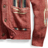 Janek - Herren jacquard cardigan im vintage stil